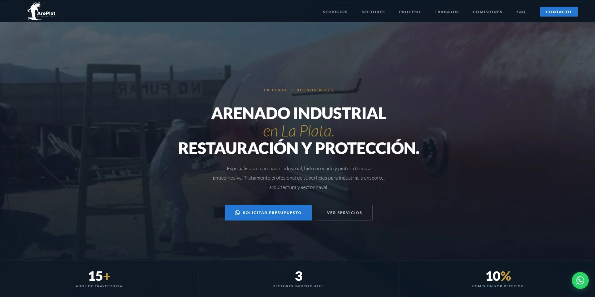 ArePlat Arenado Industrial