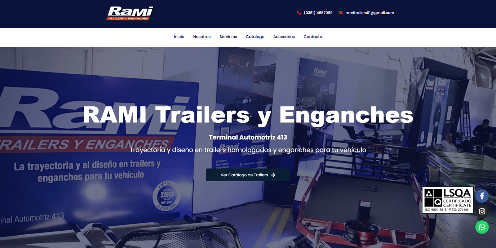 RAMI Trailers y Enganches